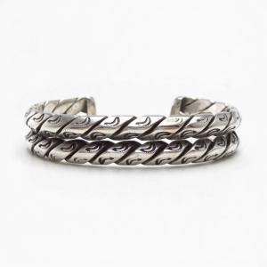 Atq Navajo 2 Strand Heavy Twisted Triangle Wire Cuff c.1930～