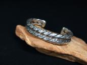 Atq Navajo 2 Strand Heavy Twisted Triangle Wire Cuff c.1930～