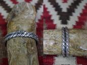Atq Navajo 2 Strand Heavy Twisted Triangle Wire Cuff c.1930～