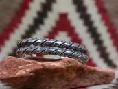 Atq Navajo 2 Strand Heavy Twisted Triangle Wire Cuff c.1930～