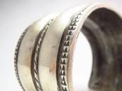 Jonathan Day 【Double D】 Coin Silver Wide Cuff Bracelet