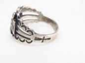 Antique Two Thunderbird Applique Small Tourist Ring  c.1935～