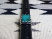 Vintage Navajo Heavy Silver Men's Ring w/Gemsilica c.1955～