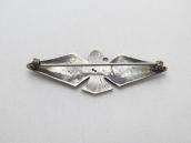 【Ganscraft】 Antique Thunderbird Shape Slug Silver Pin c.1930