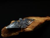 【Ganscraft】 Antique Thunderbird Shape Slug Silver Pin c.1930
