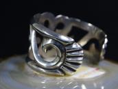 【NAVAJO GUILD】Vintage Casted Heavy Silver Wide Cuff c.1950
