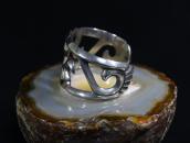 【NAVAJO GUILD】Vintage Casted Heavy Silver Wide Cuff c.1950