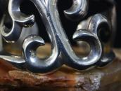 【NAVAJO GUILD】Vintage Casted Heavy Silver Wide Cuff c.1950