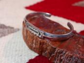 Historic Arrow Stamped Ingot Silver "FlatTop" Cuff  c.1900～