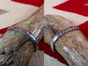 Historic Arrow Stamped Ingot Silver "FlatTop" Cuff  c.1900～
