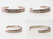 Historic Arrow Stamped Ingot Silver "FlatTop" Cuff  c.1900～