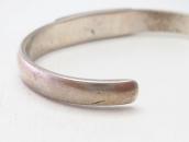 Historic Arrow Stamped Ingot Silver "FlatTop" Cuff  c.1900～