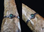Atq Thunderbird Applique Small Cuff Bracelet w/TQ c.1930～