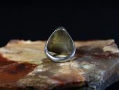 Atq Navajo Arrows Stamped Ring w/High Dome Turquoise c.1930～