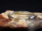 Atq Navajo Stamped IngotSilver Narrow Small Cuff w/TQ c.1930