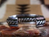 Vtg Navajo High Grade #8 Turquoise Row Cuff Bracelet  c.1950