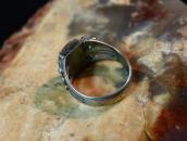 Vtg Navajo Split Shank Ring w/Replaced Sq. Bisbee TQ c.1940～
