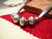 【Joe H. Quintana】 Cochiti Vintage Silver Bead Long Necklace