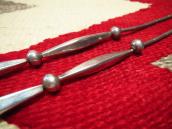 【Joe H. Quintana】 Cochiti Vintage Silver Bead Long Necklace