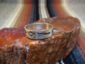 BELL TRADING Antique Various Stamped Silver Ring  c.1950～