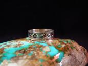 BELL TRADING Antique Various Stamped Silver Ring  c.1950～