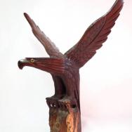 Vintage Carved Ironwood Eagle objet