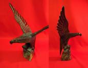 Vintage Carved Ironwood Eagle objet