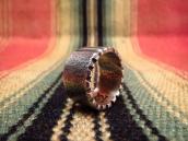 Navajo Chris Billie 3連チゼルワーク リング 21号 Navajo Chris Billie 3連チゼルワーク リング 21号