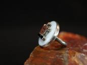 Old Zuni Multi-Stone Inlay 『Mudhead』 Silver Ring  c.1970～