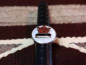 Old Zuni Multi-Stone Inlay 『Mudhead』 Silver Ring  c.1970～