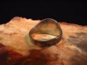 Antique Thunderbird Patched Mens Silver Tourist Ring c.1930～