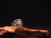 Antique Thunderbird Patched Mens Silver Tourist Ring c.1930～