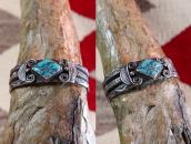 【GARDEN OF THE GODS】Historic Stamped Coin Silver Cuff c.1935