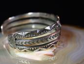 【GARDEN OF THE GODS】Historic Stamped Coin Silver Cuff c.1935