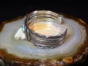 【GARDEN OF THE GODS】Historic Stamped Coin Silver Cuff c.1935