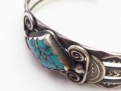 【GARDEN OF THE GODS】Historic Stamped Coin Silver Cuff c.1935