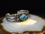 【GARDEN OF THE GODS】Historic Stamped Coin Silver Cuff c.1935