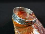 Antique Navajo Stamped Ingot Silver Small Cuff  c.1920～