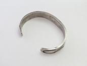 Antique Navajo Stamped Ingot Silver Small Cuff  c.1920～