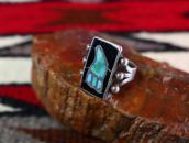 Vintage Zuni 『Rain Cloud』 Stone Inlay Silver Ring  c.1960