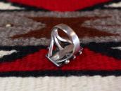 Vintage Zuni 『Rain Cloud』 Stone Inlay Silver Ring  c.1960