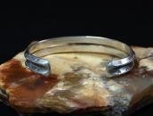 Vtg Navajo Arrows Stamped TriangleWire 2-Strand Cuff c.1930～