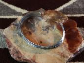 Vtg Navajo Arrows Stamped TriangleWire 2-Strand Cuff c.1930～