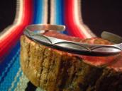 Antique Veiner Stamped Triangle Cuff  c.1930