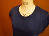 Vintage Crossed Arrows Small Fob Silver Necklace  c.1950～