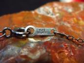 Vintage Crossed Arrows Small Fob Silver Necklace  c.1950～