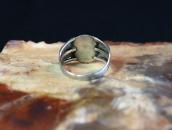 Atq Navajo Rose & 卍 Stamped Applique Worn Silver Ring c.1920