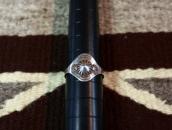 Atq Concho Repoused & Arrows Stamped Tourist Ring  c.1930～