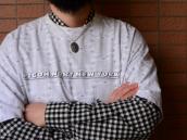 【Lawrence Saufkie】 Hopi Overlay Oval Top Necklace  c.1980～