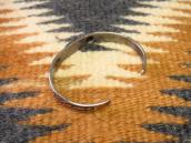 Atq Navajo Arrows Stamped Narrow Cuff Bracelet w/TQ  c.1930～